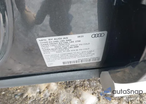 2024 Audi Q5 Premium Plus 45 Tfsi S Line Quattro from USA, damaged, VIN WA1EAAFY7R2003401